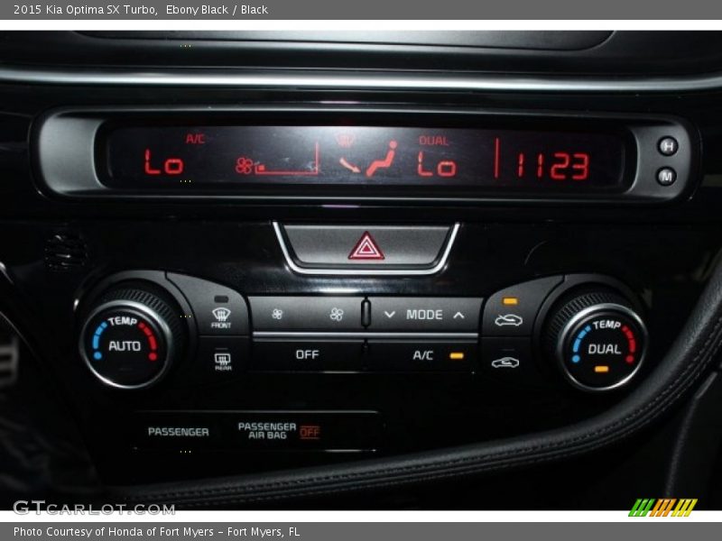 Ebony Black / Black 2015 Kia Optima SX Turbo