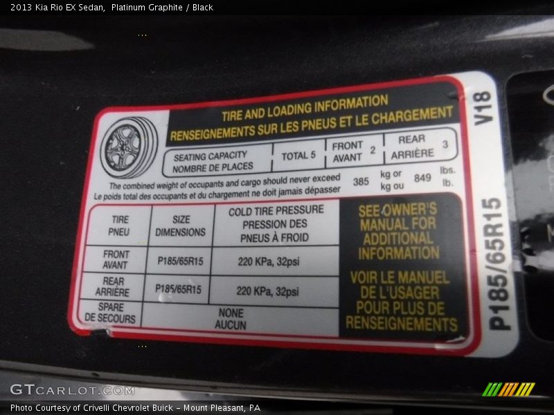 Platinum Graphite / Black 2013 Kia Rio EX Sedan