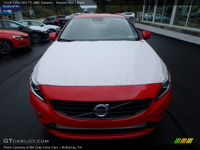 Passion Red / Black 2018 Volvo S60 T5 AWD Dynamic