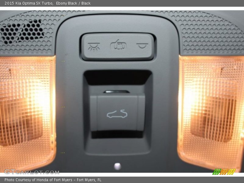 Ebony Black / Black 2015 Kia Optima SX Turbo