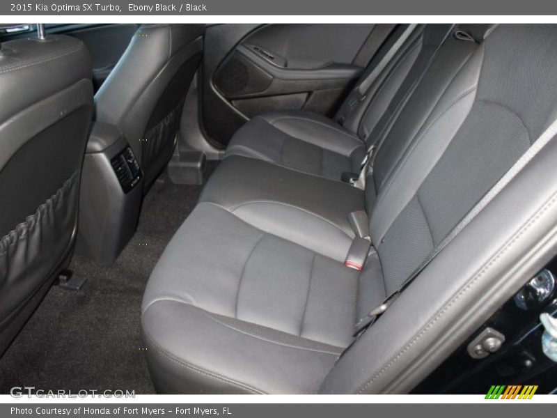 Ebony Black / Black 2015 Kia Optima SX Turbo
