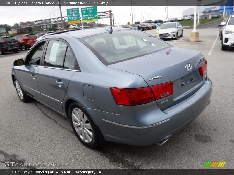 Medium Silver Blue / Gray 2009 Hyundai Sonata Limited V6