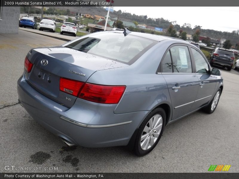 Medium Silver Blue / Gray 2009 Hyundai Sonata Limited V6