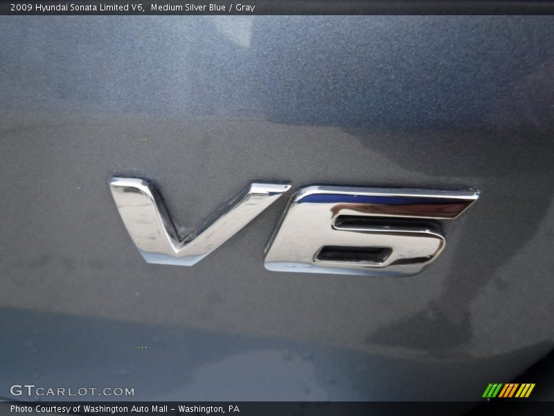 Medium Silver Blue / Gray 2009 Hyundai Sonata Limited V6