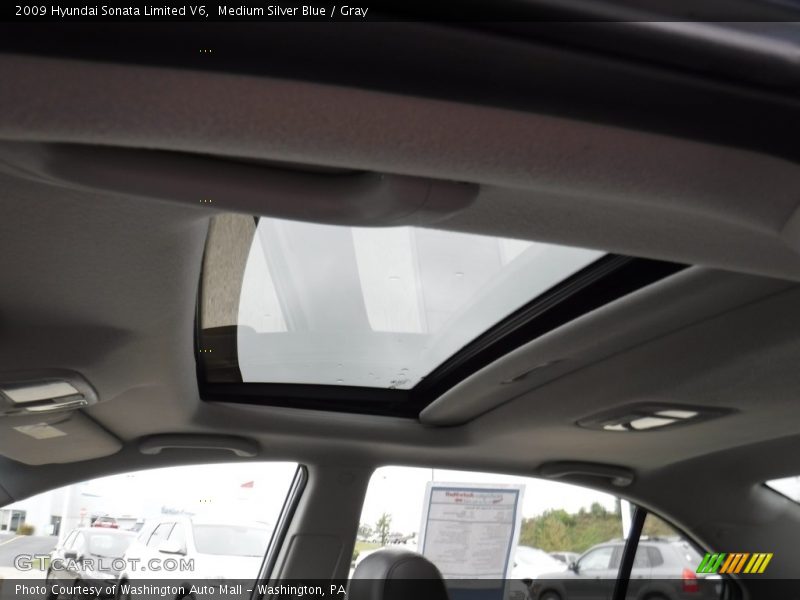 Medium Silver Blue / Gray 2009 Hyundai Sonata Limited V6