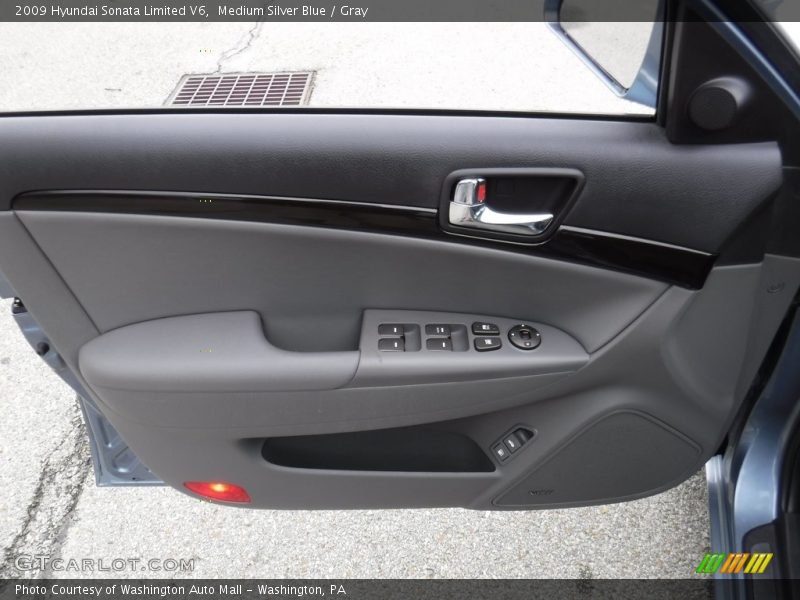 Medium Silver Blue / Gray 2009 Hyundai Sonata Limited V6
