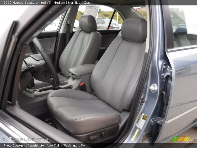 Medium Silver Blue / Gray 2009 Hyundai Sonata Limited V6
