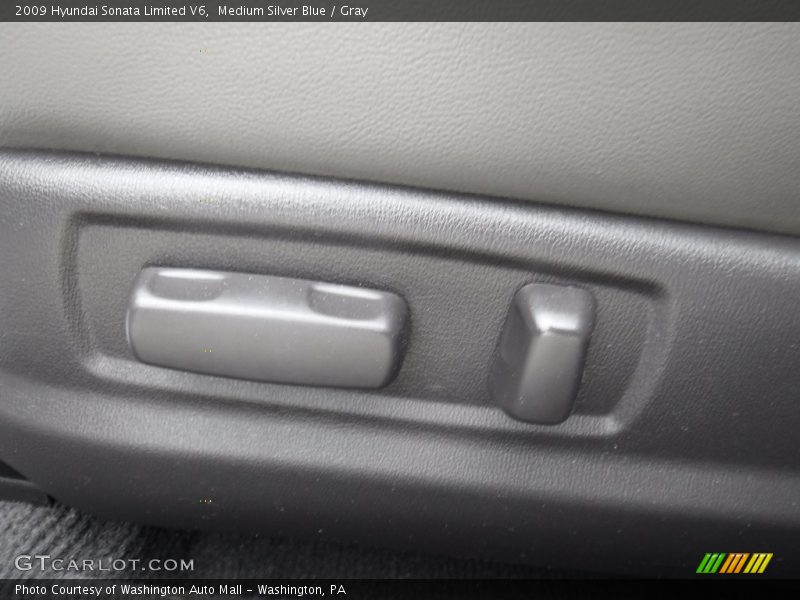 Medium Silver Blue / Gray 2009 Hyundai Sonata Limited V6