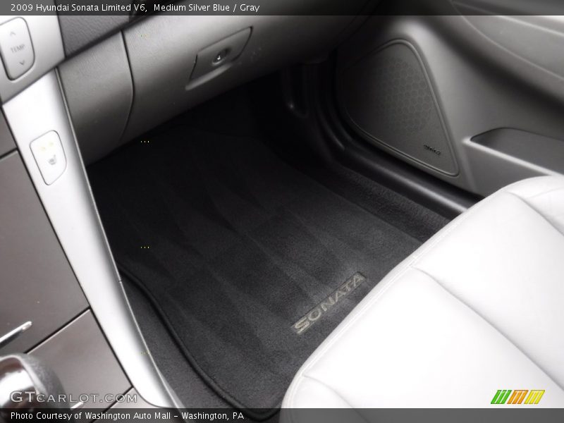 Medium Silver Blue / Gray 2009 Hyundai Sonata Limited V6
