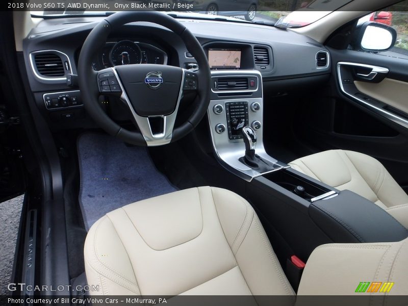  2018 S60 T5 AWD Dynamic Beige Interior
