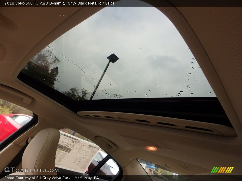 Onyx Black Metallic / Beige 2018 Volvo S60 T5 AWD Dynamic