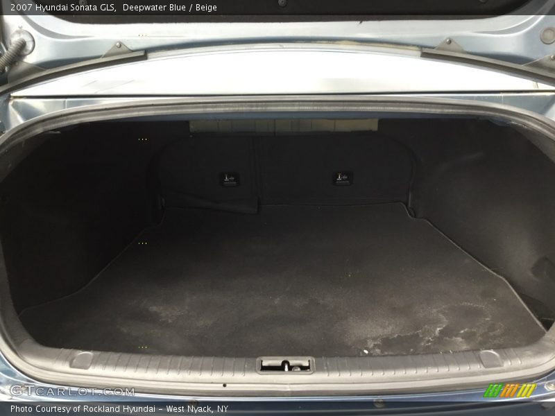 Deepwater Blue / Beige 2007 Hyundai Sonata GLS