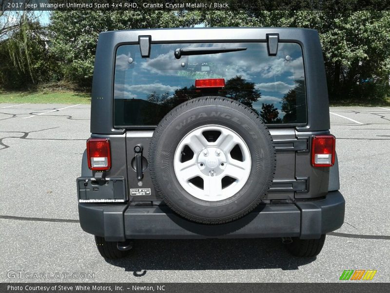 Granite Crystal Metallic / Black 2017 Jeep Wrangler Unlimited Sport 4x4 RHD