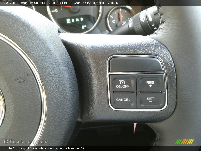 Granite Crystal Metallic / Black 2017 Jeep Wrangler Unlimited Sport 4x4 RHD