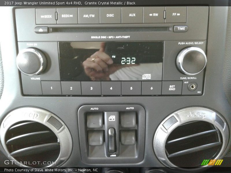 Granite Crystal Metallic / Black 2017 Jeep Wrangler Unlimited Sport 4x4 RHD