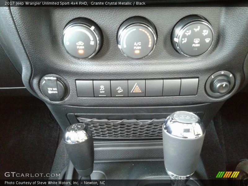 Granite Crystal Metallic / Black 2017 Jeep Wrangler Unlimited Sport 4x4 RHD