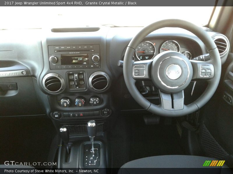 Granite Crystal Metallic / Black 2017 Jeep Wrangler Unlimited Sport 4x4 RHD