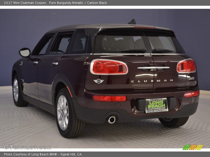 Pure Burgundy Metallic / Carbon Black 2017 Mini Clubman Cooper