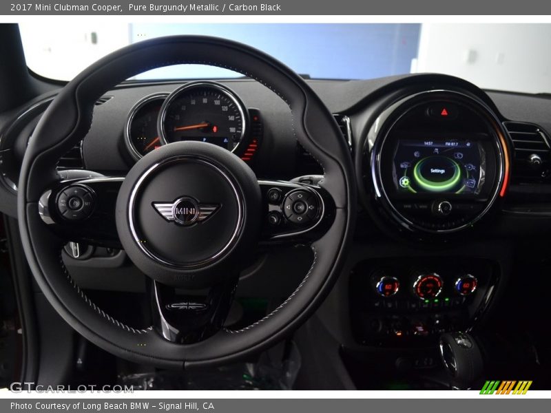 Pure Burgundy Metallic / Carbon Black 2017 Mini Clubman Cooper