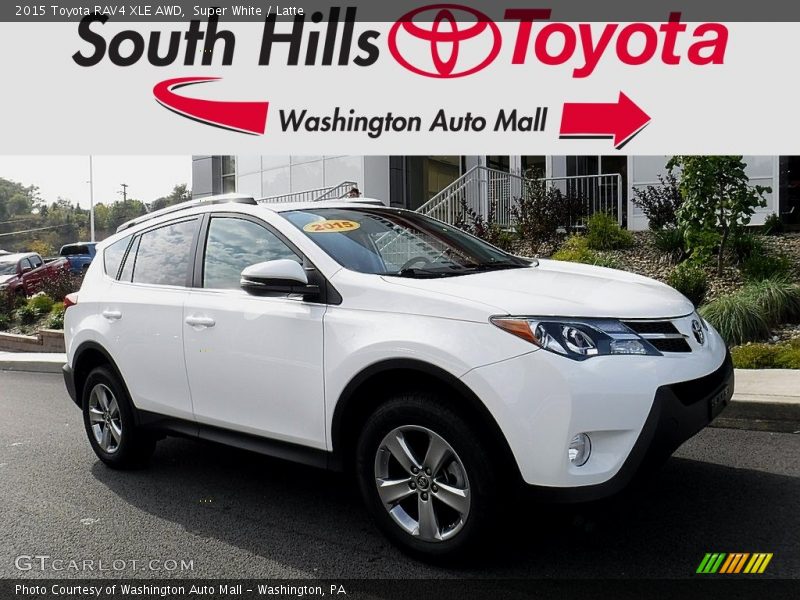 Super White / Latte 2015 Toyota RAV4 XLE AWD