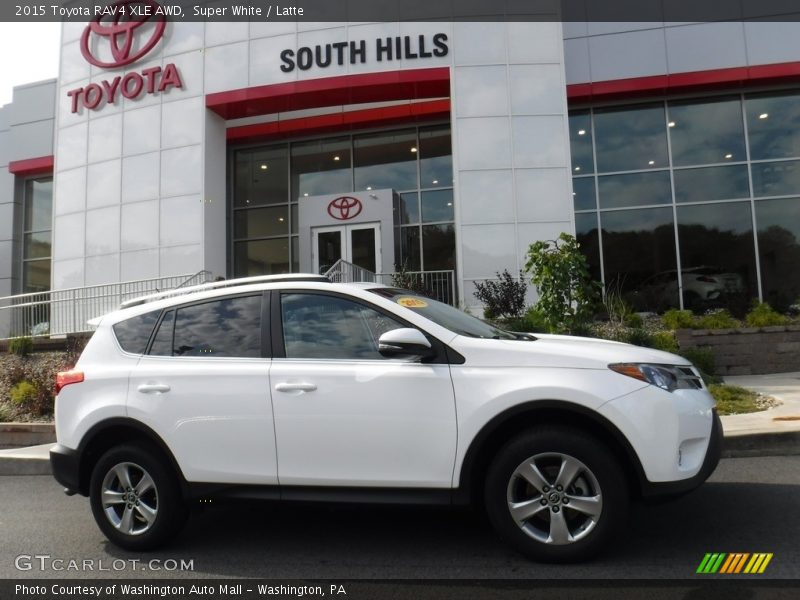 Super White / Latte 2015 Toyota RAV4 XLE AWD