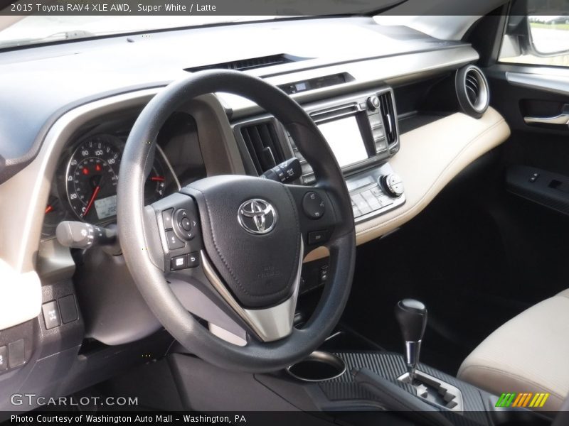 Super White / Latte 2015 Toyota RAV4 XLE AWD