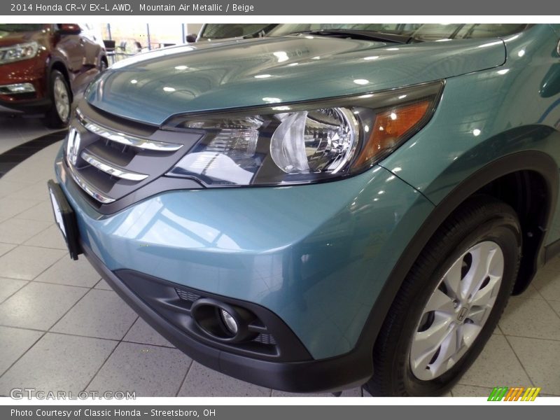 Mountain Air Metallic / Beige 2014 Honda CR-V EX-L AWD