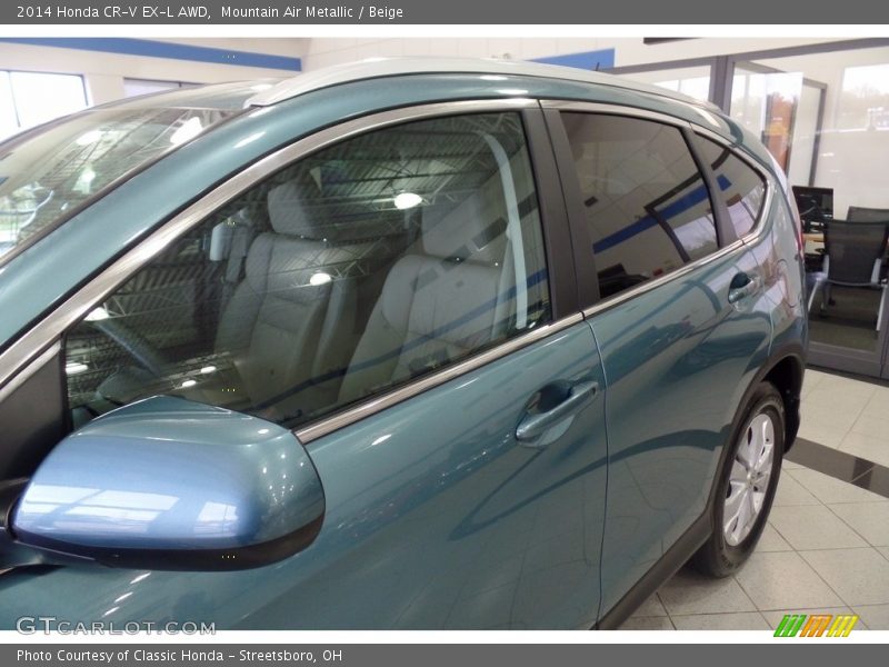 Mountain Air Metallic / Beige 2014 Honda CR-V EX-L AWD