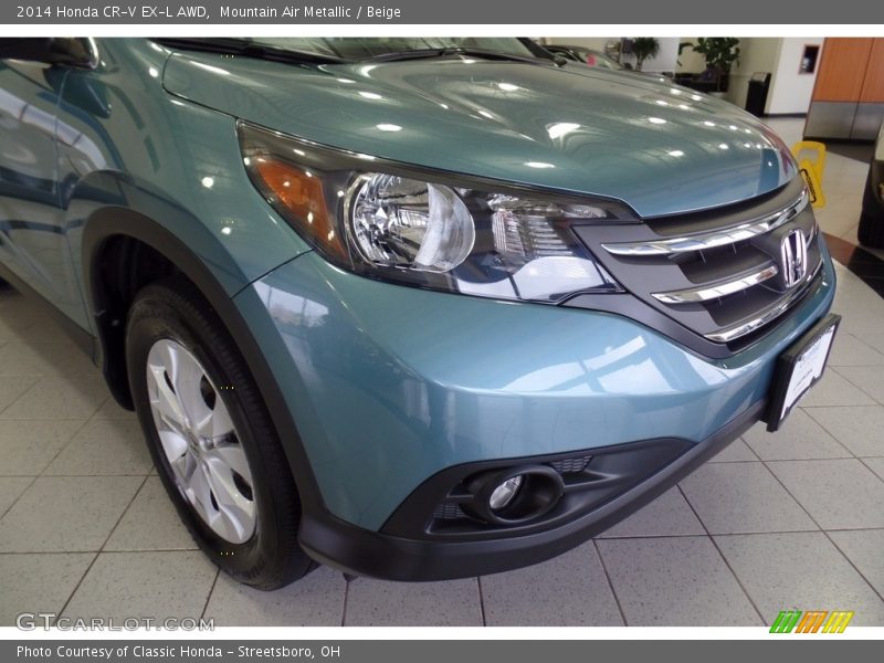 Mountain Air Metallic / Beige 2014 Honda CR-V EX-L AWD