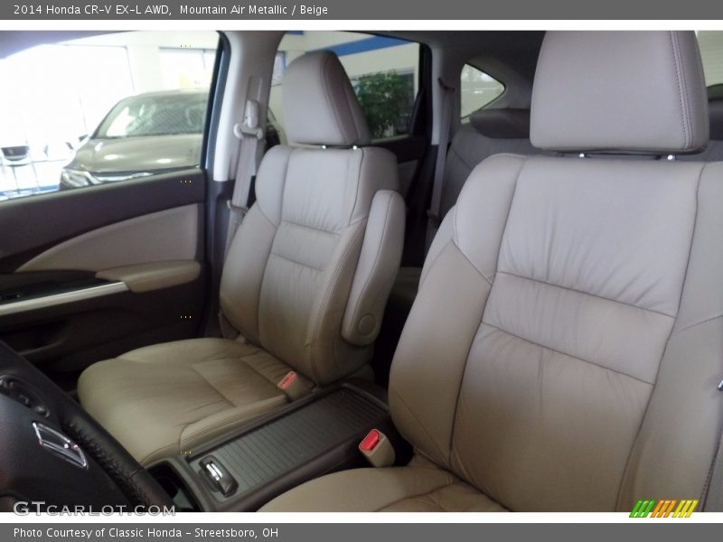 Mountain Air Metallic / Beige 2014 Honda CR-V EX-L AWD