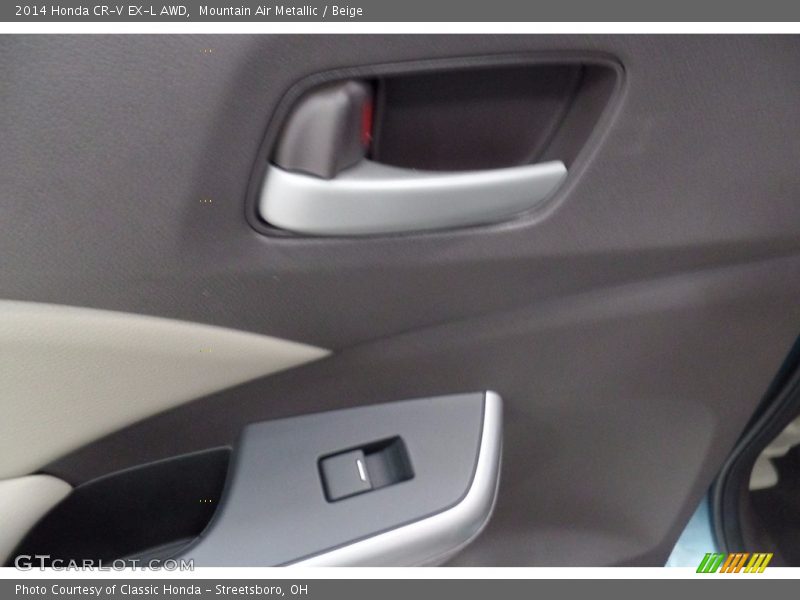 Mountain Air Metallic / Beige 2014 Honda CR-V EX-L AWD