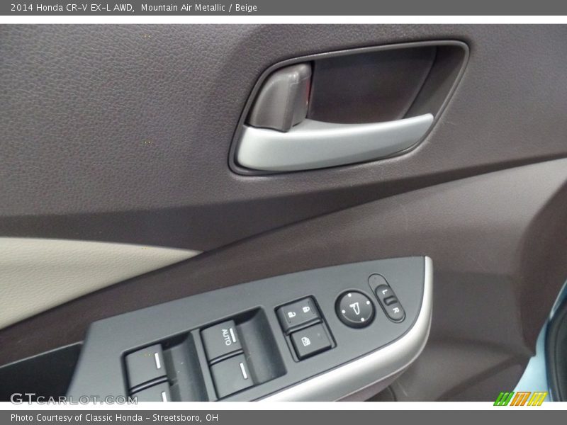 Mountain Air Metallic / Beige 2014 Honda CR-V EX-L AWD