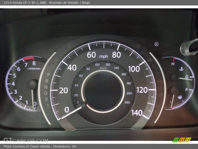Mountain Air Metallic / Beige 2014 Honda CR-V EX-L AWD