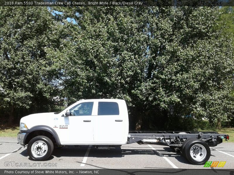 Bright White / Black/Diesel Gray 2018 Ram 5500 Tradesman Crew Cab Chassis