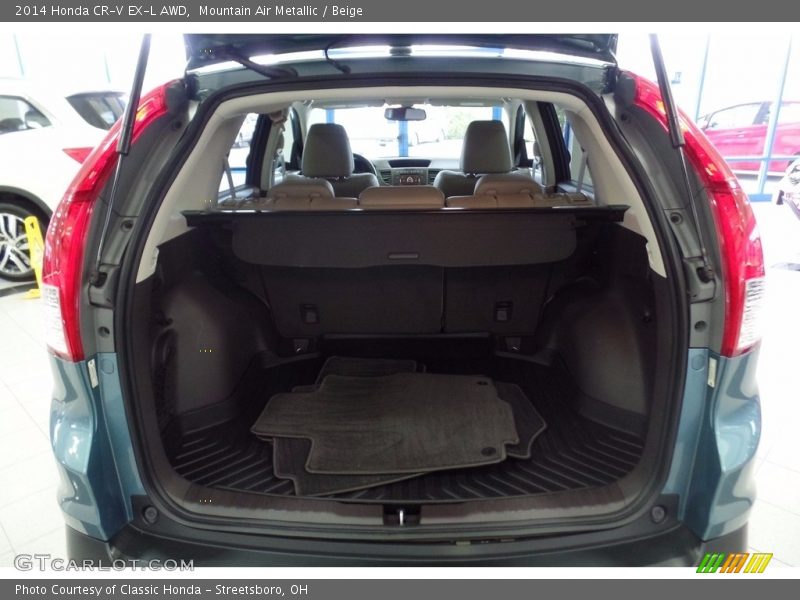 Mountain Air Metallic / Beige 2014 Honda CR-V EX-L AWD
