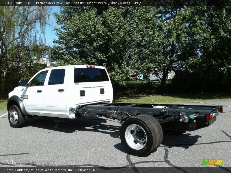 Bright White / Black/Diesel Gray 2018 Ram 5500 Tradesman Crew Cab Chassis