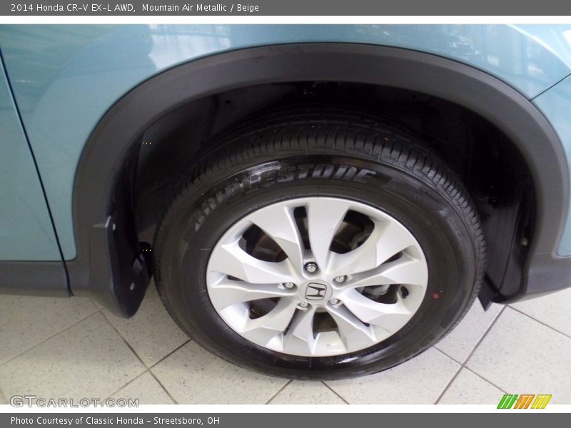 Mountain Air Metallic / Beige 2014 Honda CR-V EX-L AWD