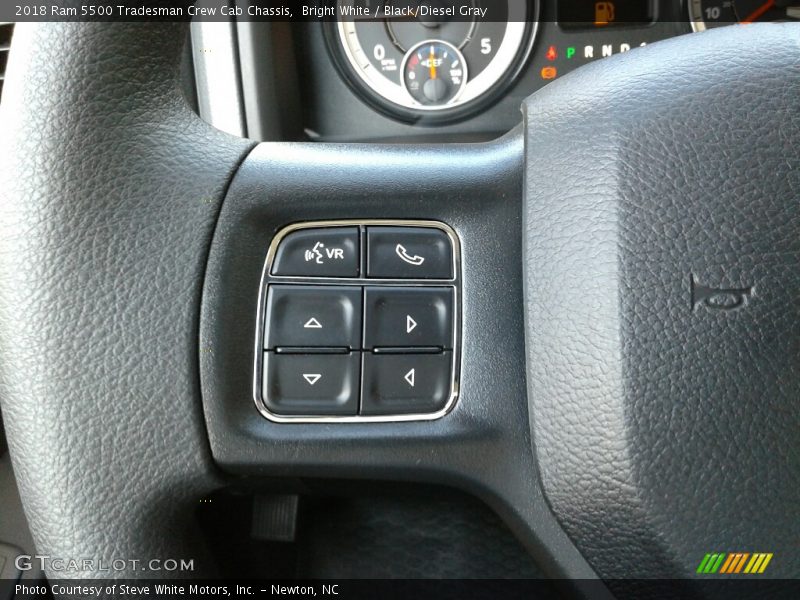 Bright White / Black/Diesel Gray 2018 Ram 5500 Tradesman Crew Cab Chassis