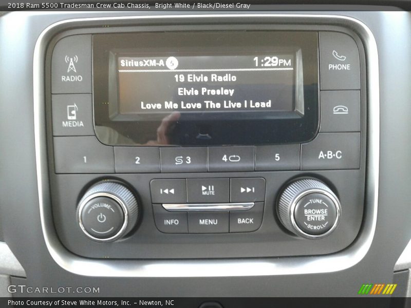 Bright White / Black/Diesel Gray 2018 Ram 5500 Tradesman Crew Cab Chassis