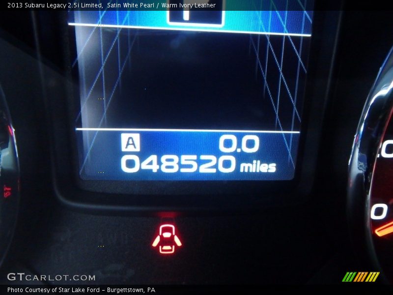 Satin White Pearl / Warm Ivory Leather 2013 Subaru Legacy 2.5i Limited