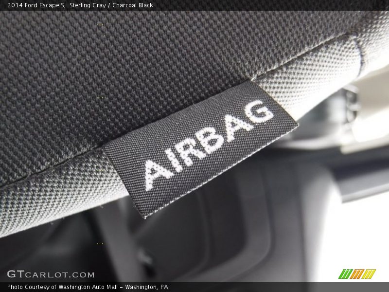Sterling Gray / Charcoal Black 2014 Ford Escape S