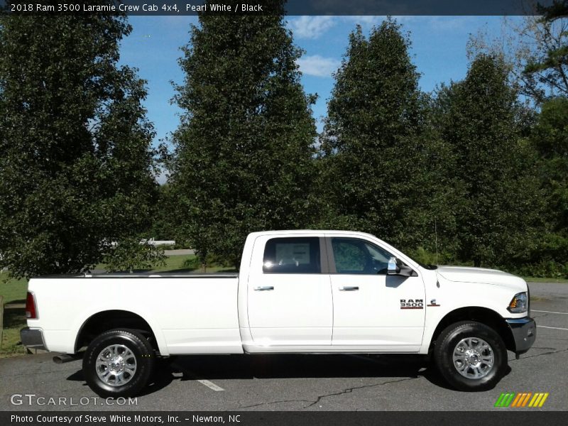  2018 3500 Laramie Crew Cab 4x4 Pearl White