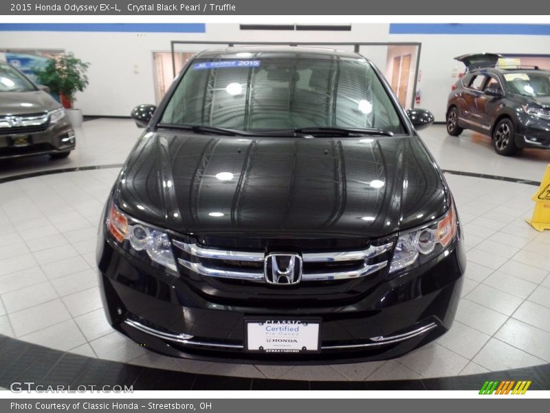 Crystal Black Pearl / Truffle 2015 Honda Odyssey EX-L