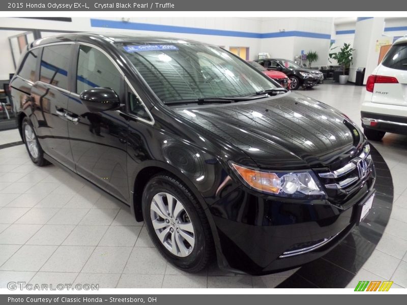 Crystal Black Pearl / Truffle 2015 Honda Odyssey EX-L