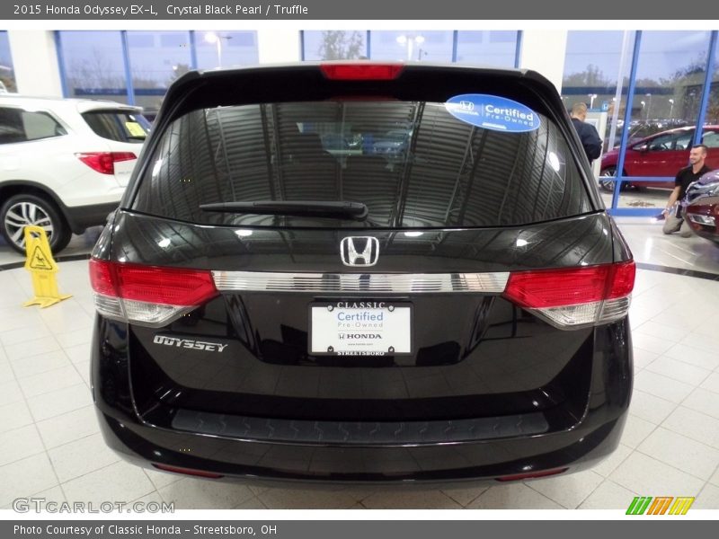 Crystal Black Pearl / Truffle 2015 Honda Odyssey EX-L