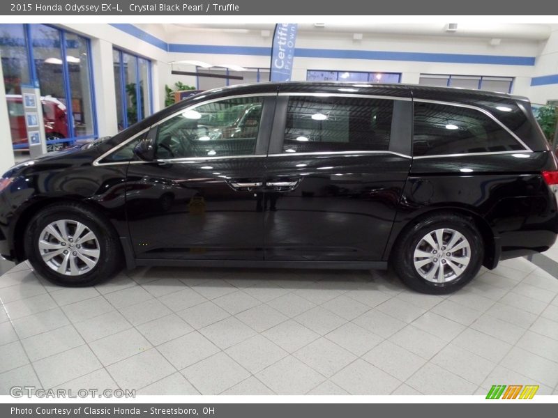 Crystal Black Pearl / Truffle 2015 Honda Odyssey EX-L