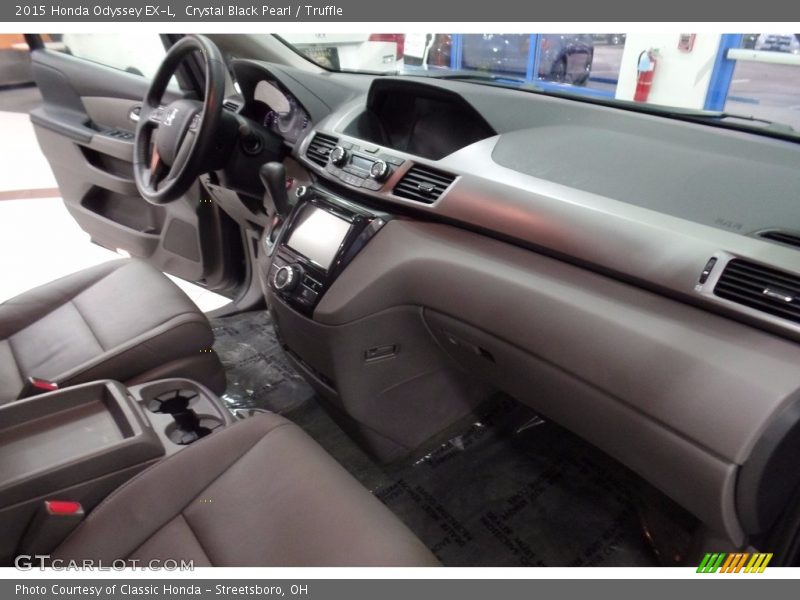 Crystal Black Pearl / Truffle 2015 Honda Odyssey EX-L