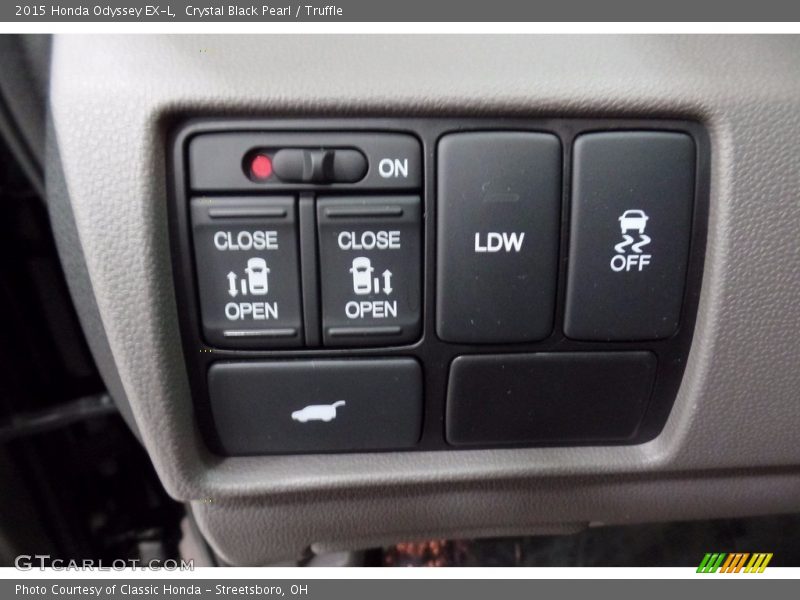 Crystal Black Pearl / Truffle 2015 Honda Odyssey EX-L