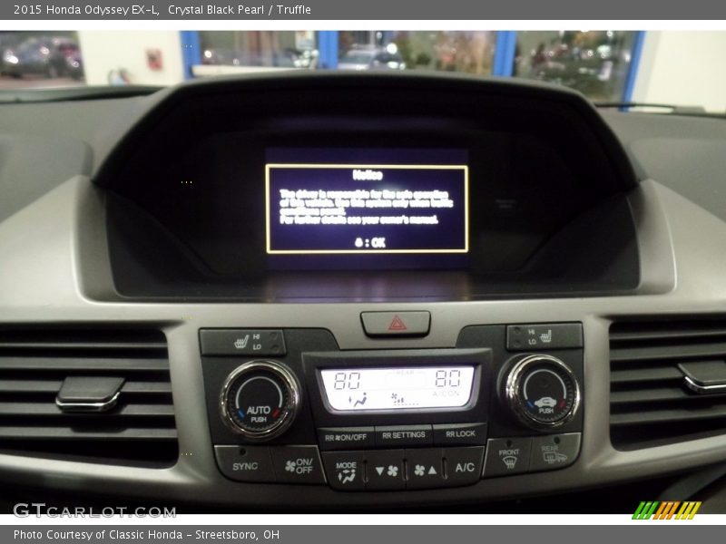 Crystal Black Pearl / Truffle 2015 Honda Odyssey EX-L