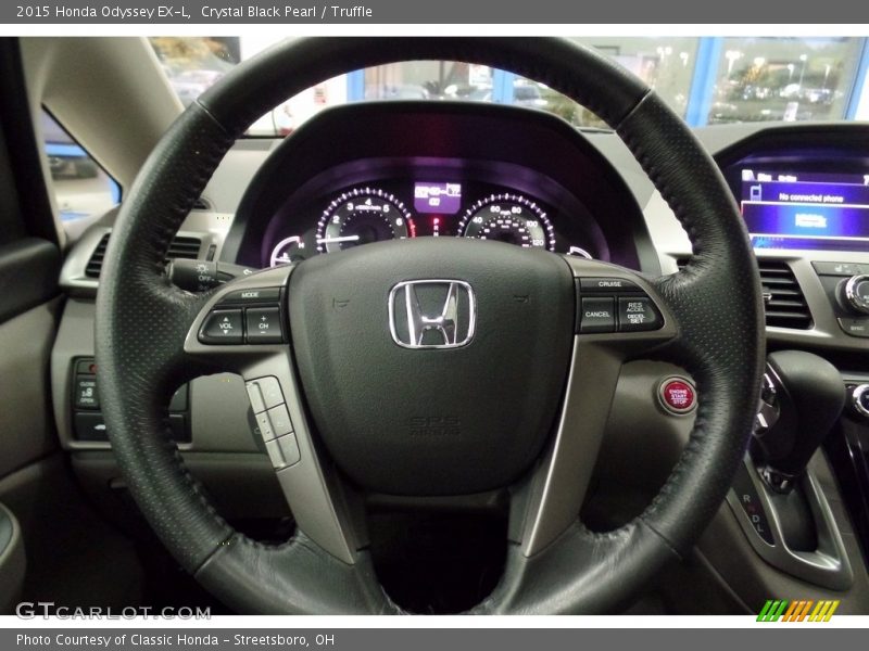 Crystal Black Pearl / Truffle 2015 Honda Odyssey EX-L